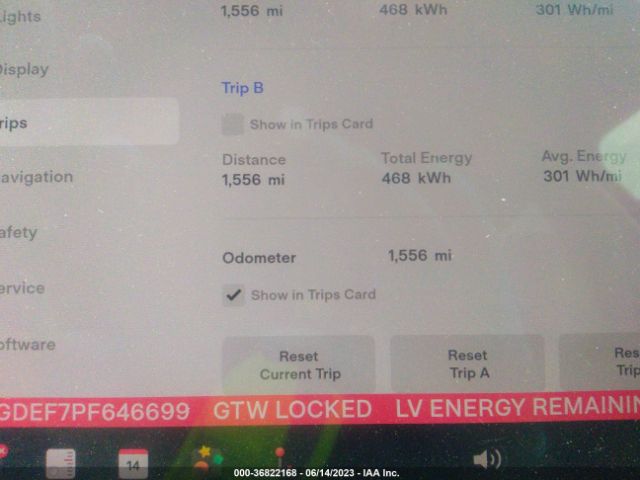 7SAYGDEF7PF646699 Tesla Model Y Performance