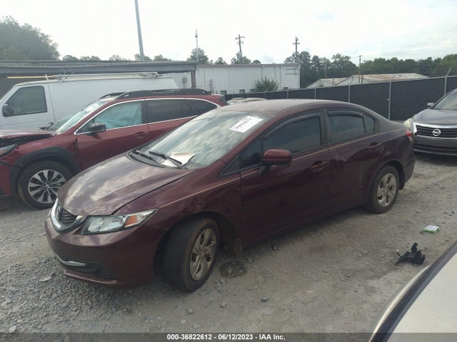 Honda Civic Sedan Lx 2014 19XFB2F59EE075622 Image 2