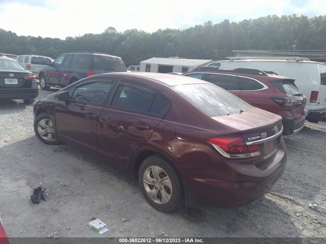 Honda Civic Sedan Lx 2014 19XFB2F59EE075622 Image 3