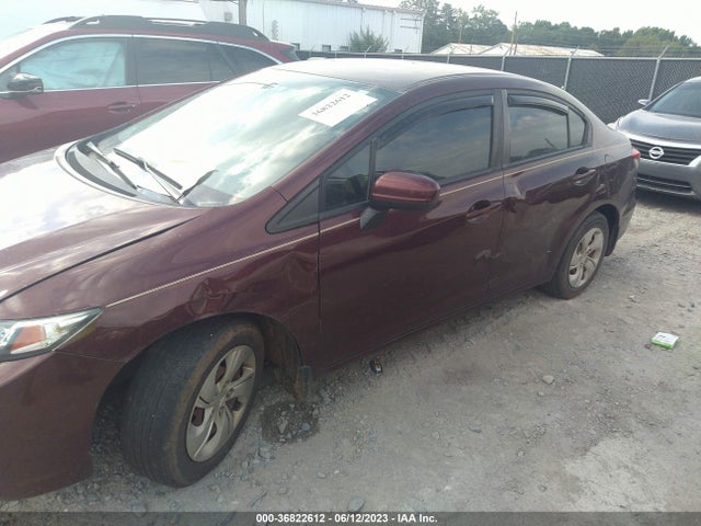 Honda Civic Sedan Lx 2014 19XFB2F59EE075622 Image 6