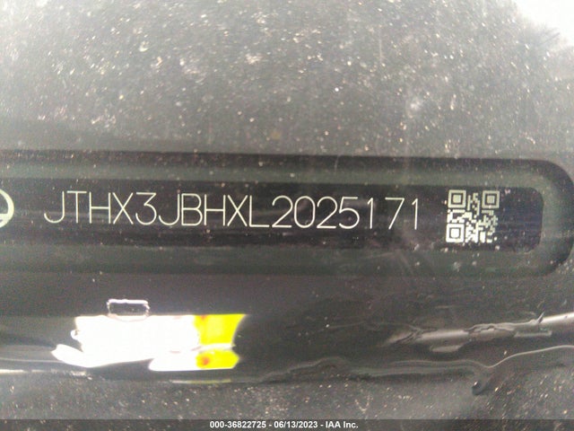 2020 Lexus UX, VIN: JTHX3JBHXL2025171