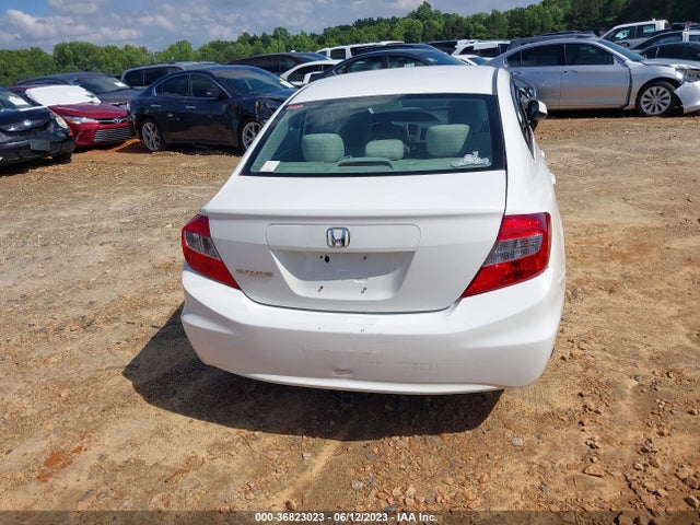 2012 HONDA CIVIC SDN LX VIN: 19XFB2F52CE039638