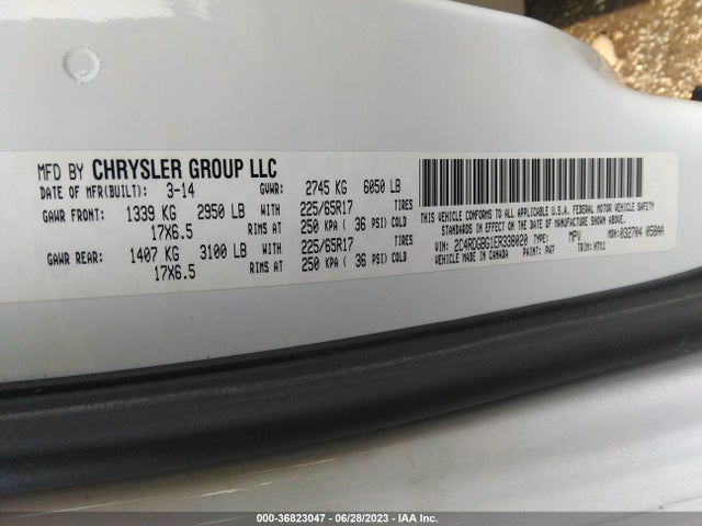 Dodge Grand Caravan American Value Pkg 2014 2C4RDGBG1ER338020 Image 9