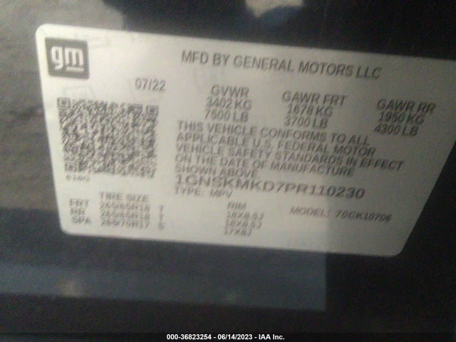 Chevrolet Tahoe 4wd Ls 2023 1GNSKMKD7PR110230 Image 9