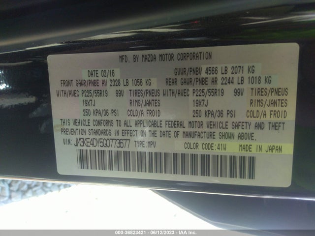 Mazda Cx-5 Grand Touring 2016 JM3KE4DY5G0773677 Image 15