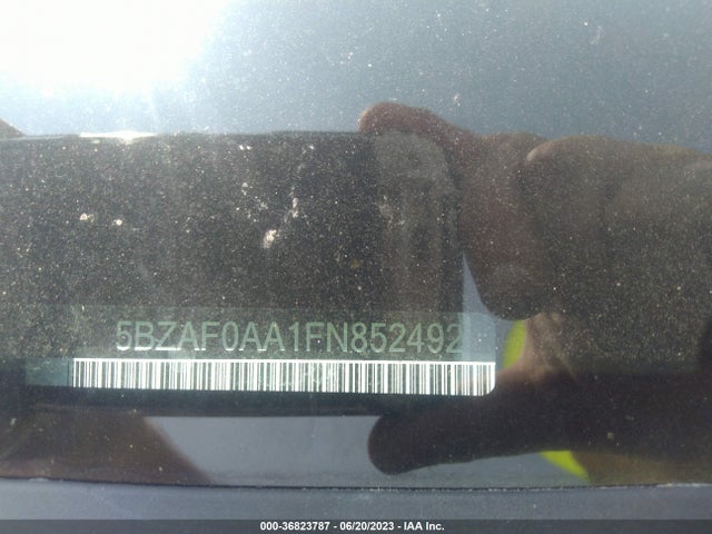 2015 Nissan NV, VIN: 5BZAF0AA1FN852492