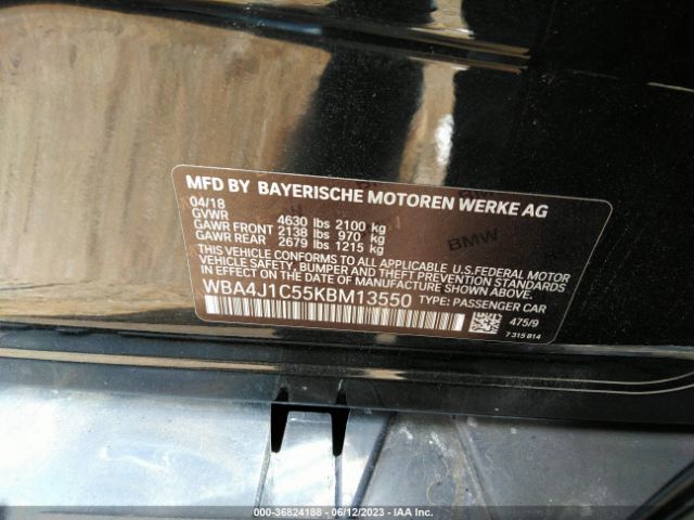 WBA4J1C55KBM13550 BMW 4 Series 430i