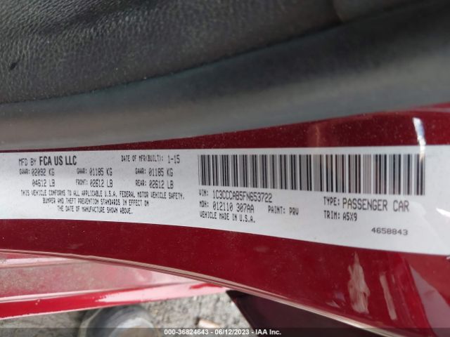 1C3CCCAB5FN653722 Chrysler 200 Limited