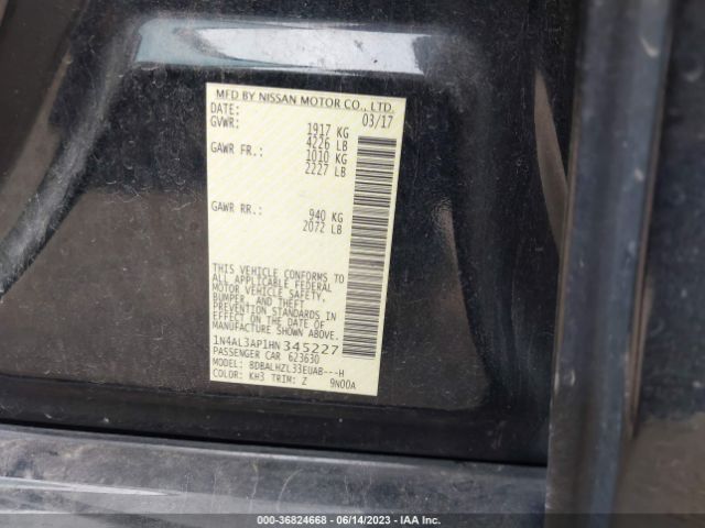 1N4AL3AP1HN345227 Nissan Altima 2.5 Sr