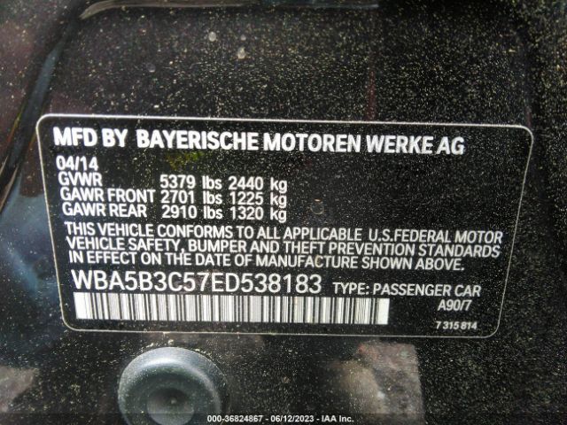 WBA5B3C57ED538183 BMW 5 Series 535i Xdrive