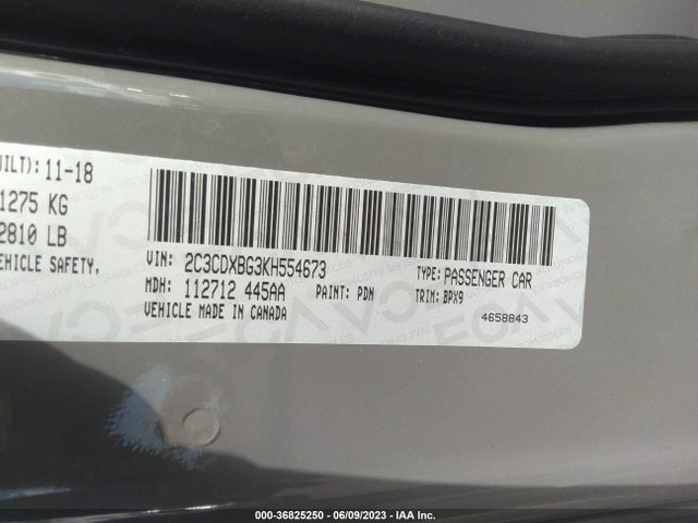 Dodge Charger Sxt 2019 2C3CDXBG3KH554673 Image 10