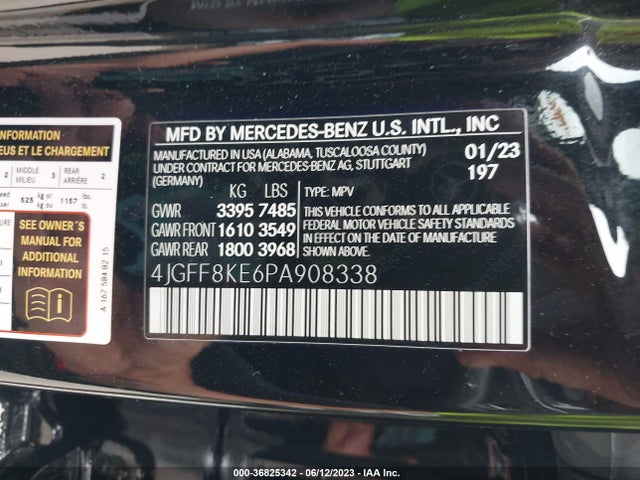2023 Mercedes-Benz GLS-Class, VIN: 4JGFF8KE6PA908338