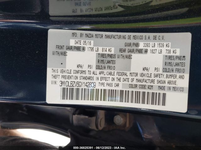 3MYDLBZV6GY142809 Scion IA
