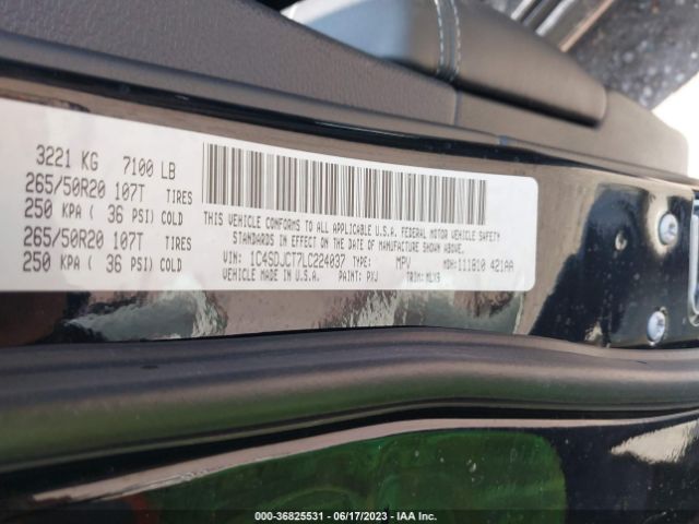 1C4SDJCT7LC224037 Dodge Durango R/t