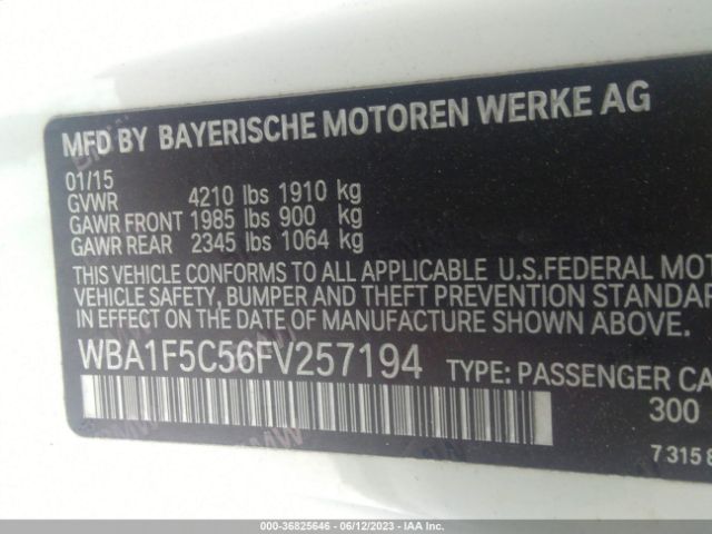 WBA1F5C56FV257194 BMW 2 Series 228i