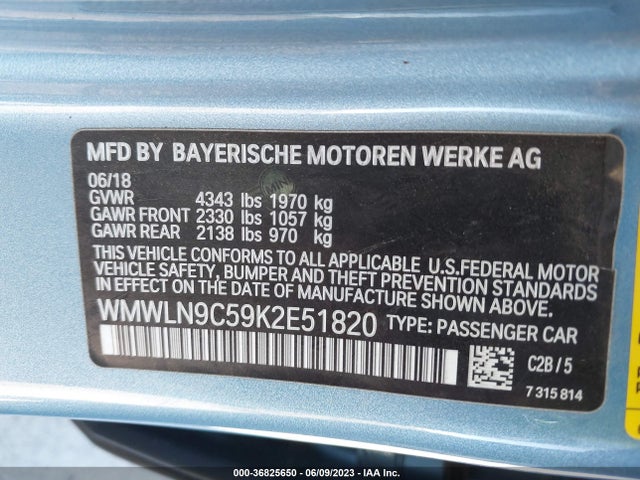 2019 Mini Clubman, VIN: WMWLN9C59K2E51820