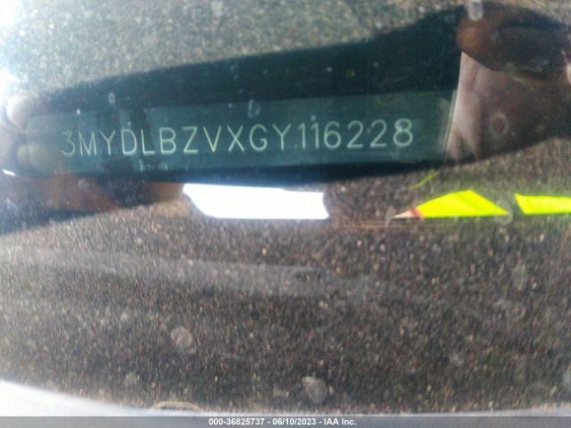 3MYDLBZVXGY116228 Scion IA