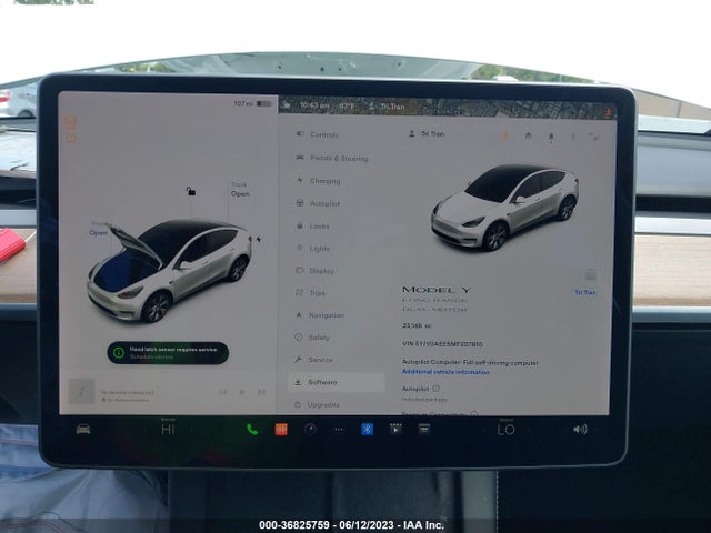 5YJYGAEE5MF207810 Tesla Model Y Long Range