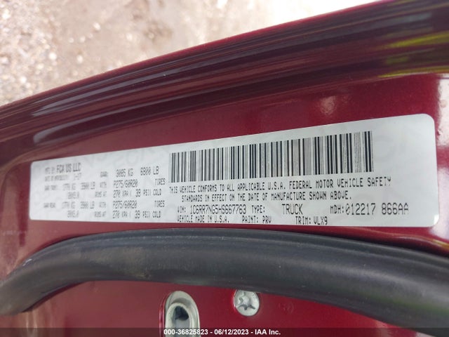 1C6RR7NG5HS667763 RAM 1500 Laramie