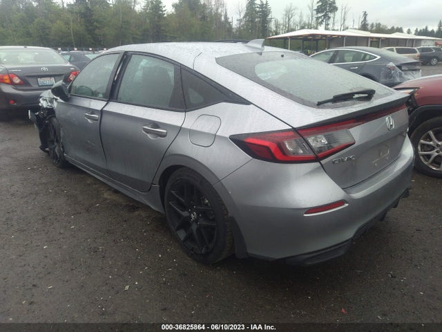 2022 HONDA CIVIC HATCHBACK SPORT VIN: 19XFL2H86NE010408