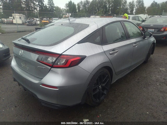 2022 HONDA CIVIC HATCHBACK SPORT VIN: 19XFL2H86NE010408