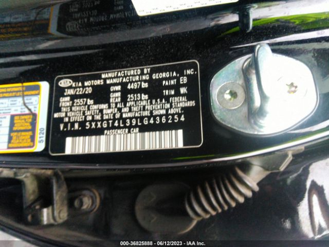 5XXGT4L39LG436254 KIA Optima Lx
