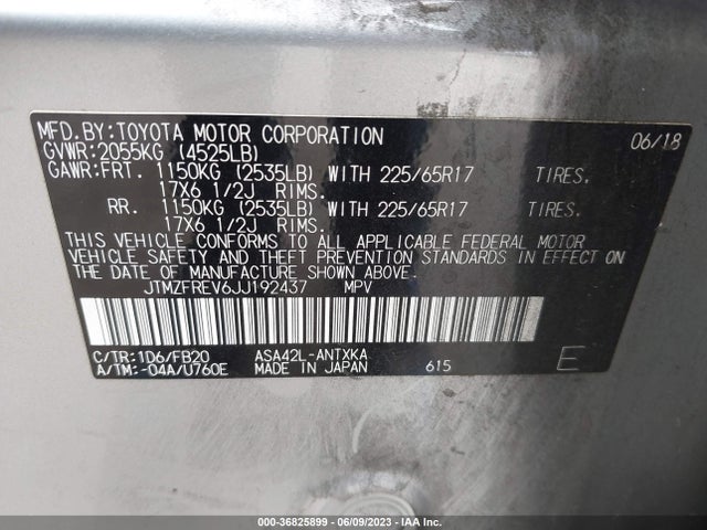 Toyota RAV4 LE 2018 JTMZFREV6JJ192437 Image 14