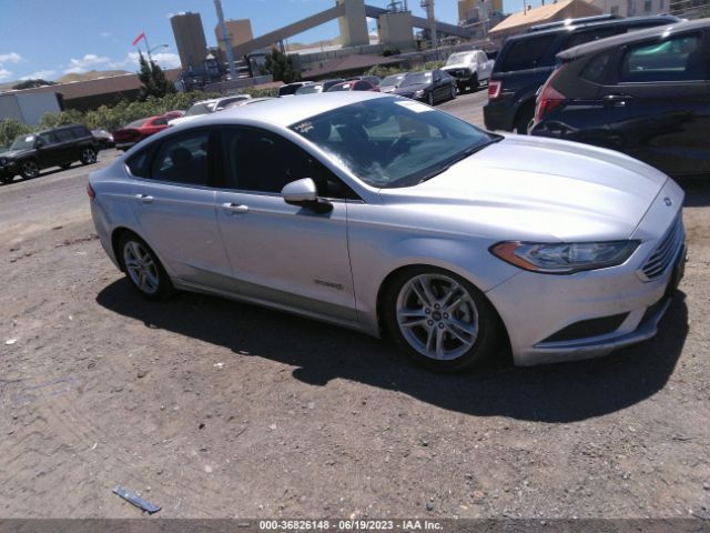 3FA6P0LU6JR257370 Ford Fusion Hybrid Se