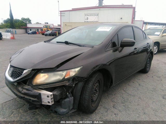 Honda Civic Sedan Lx 2014 2HGFB2F57EH517898 Image 2