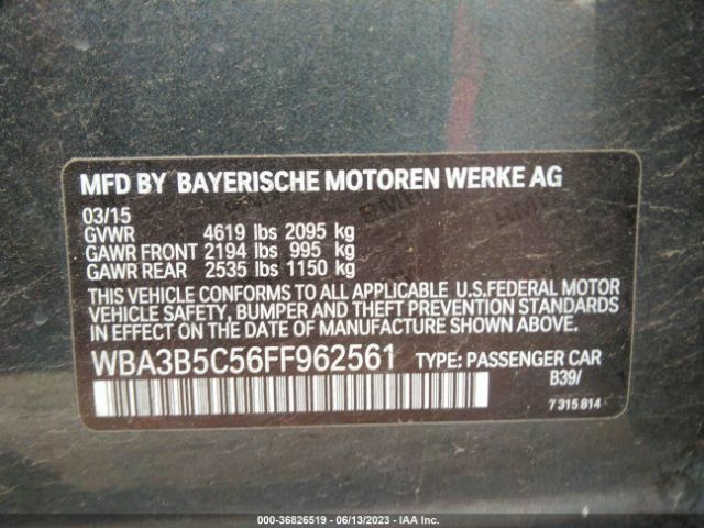 WBA3B5C56FF962561 BMW 3 Series 328i Xdrive