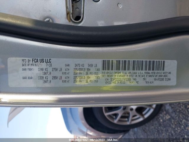 3C4PDCEG2JT472358 Dodge JOURNEY GT