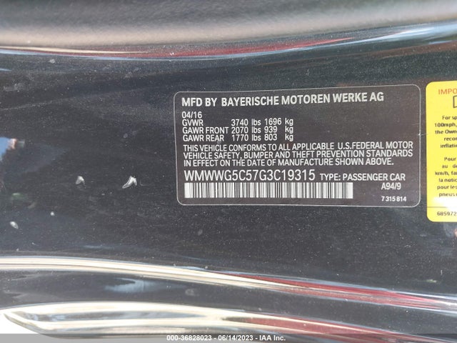 2016 Mini Roadster, VIN: WMWWG5C57G3C19315