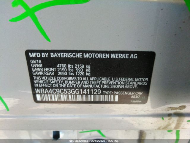 WBA4C9C53GG141129 BMW 4 Series 428i Xdrive