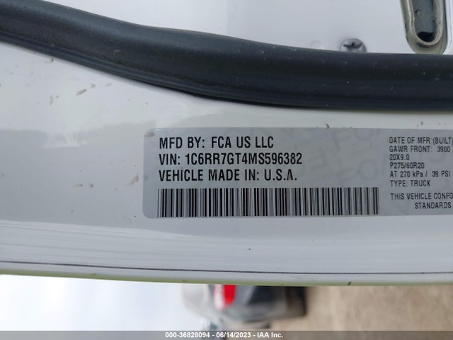 1C6RR7GT4MS596382 RAM 1500 Classic Warlock