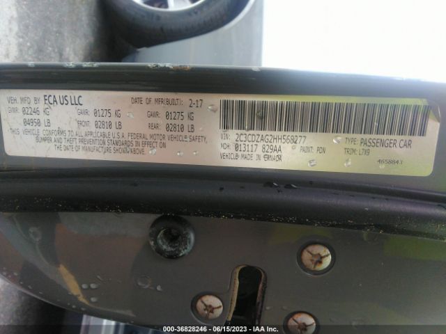 2C3CDZAG2HH568277 Dodge Challenger Sxt