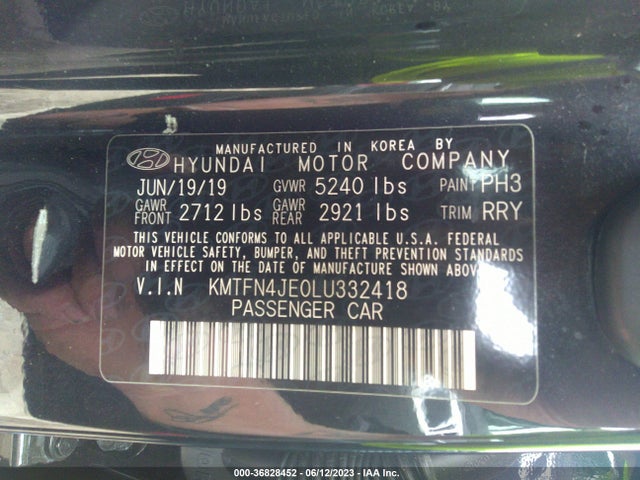 Genesis G80 3.8l 2020 KMTFN4JE0LU332418 Image 9