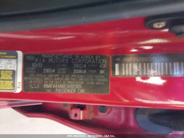 KNAFX4A86E5092305 KIA FORTE EX