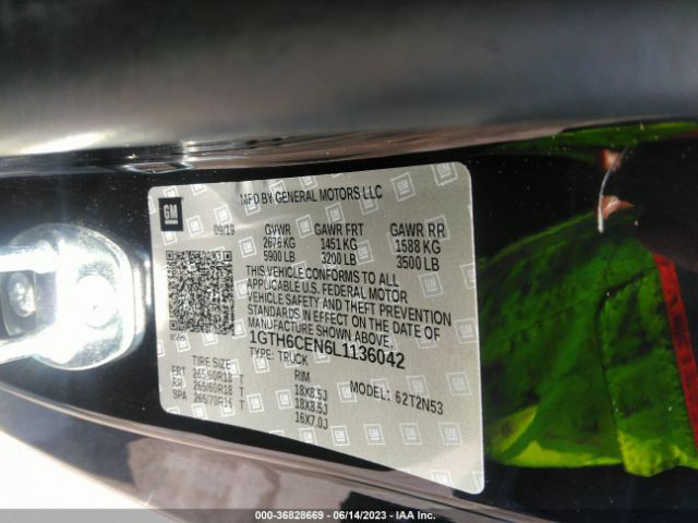 1GTH6CEN6L1136042 GMC Canyon 4wd Sle