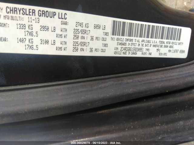 2C4RDGBG1ER230951 Dodge Grand Caravan Se