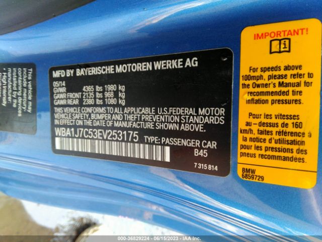 WBA1J7C53EV253175 BMW M235