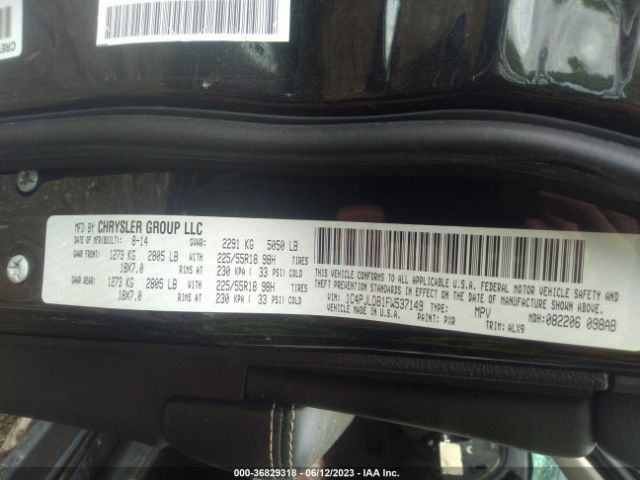 1C4PJLDB1FW537149 Jeep Cherokee Limited