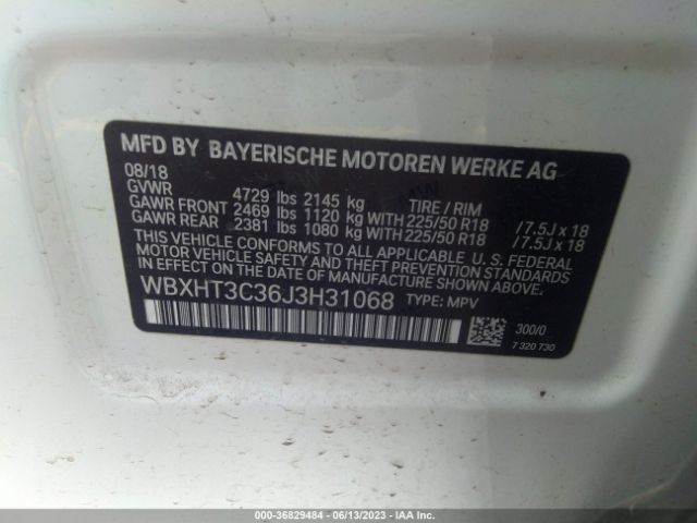 WBXHT3C36J3H31068 BMW X1 Xdrive28i
