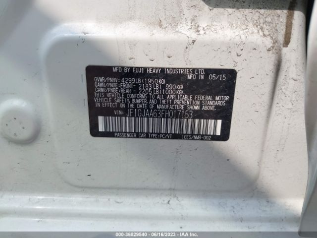 JF1GJAA63FH017153 Subaru IMPREZA SEDAN
