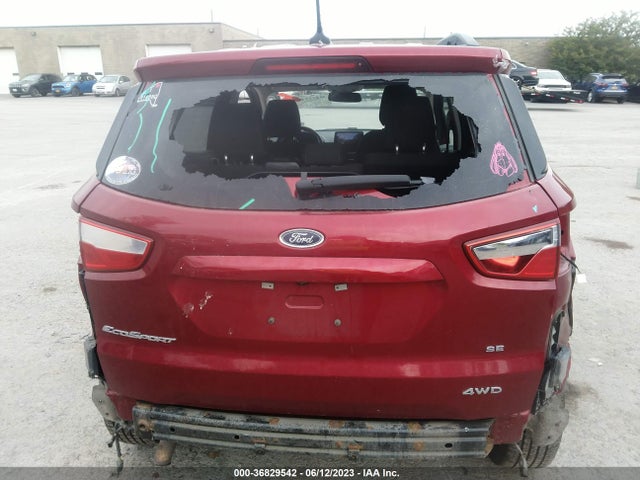 2019 FORD ECOSPORT SE VIN: MAJ6S3GL0KC298322