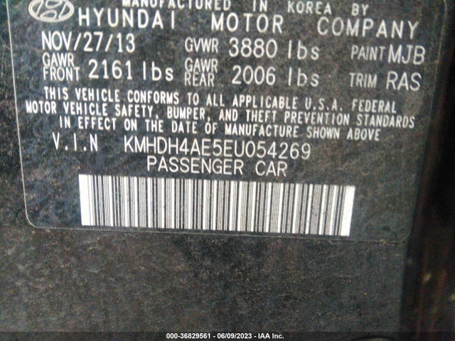 Hyundai dohc mpi nu 2014 KMHDH4AE5EU054269 Image 20