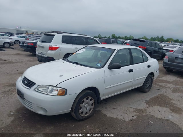2002 NISSAN SENTRA XE VIN: 3N1CB51D22L637647