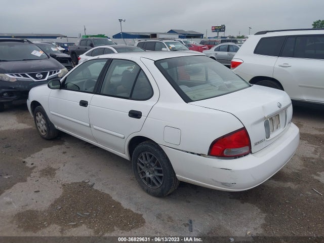 2002 NISSAN SENTRA XE VIN: 3N1CB51D22L637647