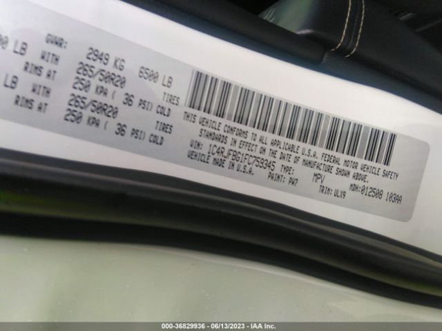 1C4RJFBG1FC759345 Jeep Grand Cherokee Limited