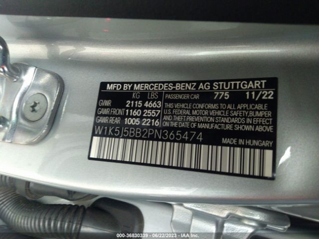 W1K5J5BB2PN365474 Mercedes-Benz Cla Amg Cla 35