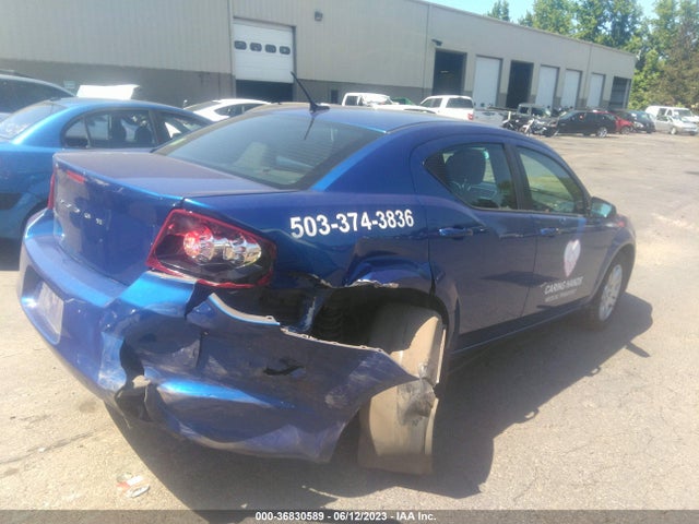 2013 DODGE AVENGER SE VIN: 1C3CDZABXDN512206